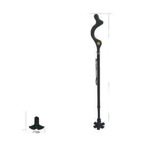 Bastón de Senderismo Ajustable Posture Cane, 59cm-121cm Máx., de Aleación de Aluminio Ligero y Plegable para Uso en Exteriores - Product Image 3