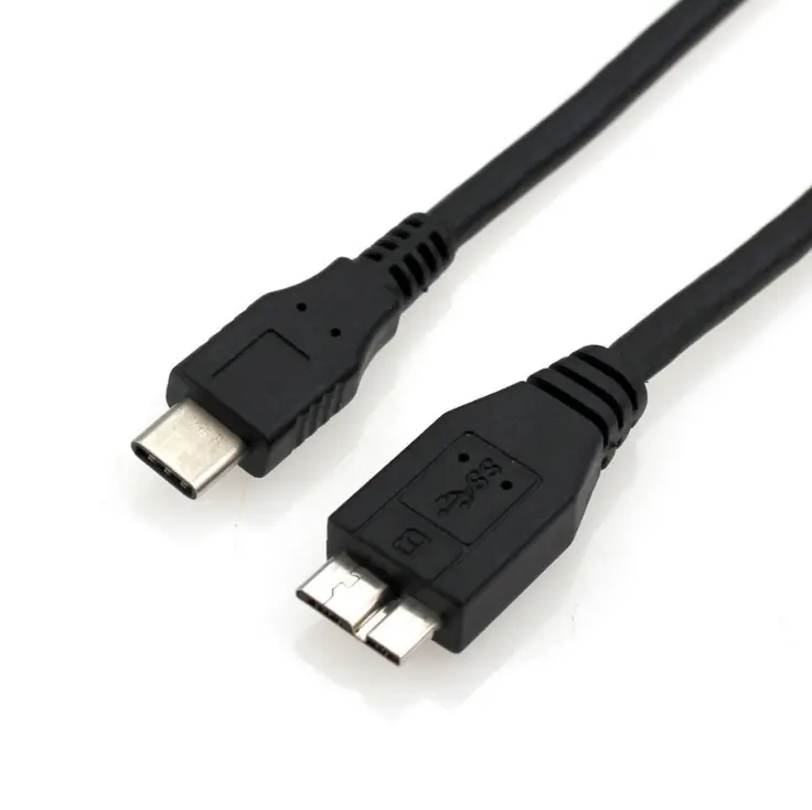 Schnell ladung 1M USB Typ C zu Micro B Datenkabel USB 3.1 Typ C Stecker zu USB 3.0 Micro B Stecker Kabel für Festplatte