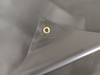 Rouleau de tissu en bâche PVC 1000D en polyester, imperméable et résistant aux déchirures, pour couverture industrielle, couleur personnalisée