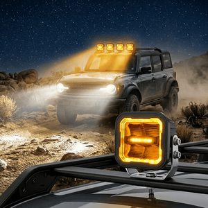 Faros LED Universales IP67 de 3 Pulgadas, Haz de Luz Amplio, 6000K, Lámpara Blanca, OEM Personalizado para Renault <span class=keywords><strong>Dacia</strong></span> <span class=keywords><strong>Duster</strong></span> Todoterreno - Product Image 2