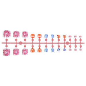 Autocollants 3D pour ongles en forme de fruits frais, très demandés, pour salon de manucure, ongles acryliques réutilisables à presser, <span class=keywords><strong>24</strong></span> pièces, <span class=keywords><strong>kit</strong></span> d'outils inclus - Product Image 2