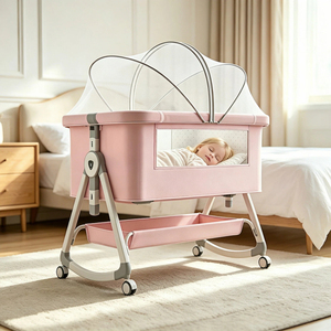 <span class=keywords><strong>Culla</strong></span> Tubolare Multifunzionale Pieghevole per Neonati, Leggera e Mobile, per la Cura Quotidiana - Product Image 1