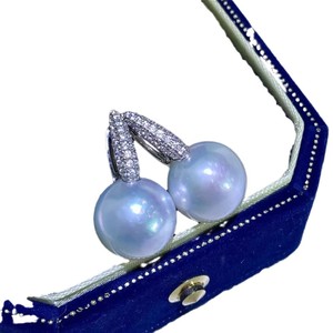 Juego de Joyería de Plata DIY 21621 con Bandeja para Aretes de Plata S925, Cuentas Redondas de 9-15 mm, Hebilla para Aretes, Accesorios de Moda para Aretes de Perlas - Product Image 5