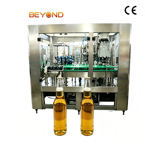 Máquina Automática para Llenado de Botellas de Cerveza y <span class=keywords><strong>Agua</strong></span> Carbonatada con Línea de Llenado de Botellas de Vidrio 3000BPH 250ml - Product Image 1