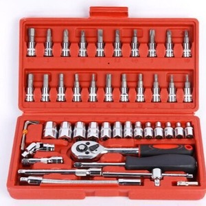 Fournisseur direct d'usine, ensembles d'outils de réparation automobile de 46 pièces (petite boîte) pour une utilisation domestique, vente en gros disponible en grandes quantités - Product Image 2