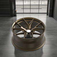 Rines Monobloque Forjados de Satén Bronce Personalizados XINLAI de 18-22 Pulgadas para BMW M3 M4 M5 540, para Audi R8, para Chevrolet Camaro
