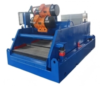 Machine de déshydratation de boues et de sable par tamis vibrant, avec moteur et 5 tamis, capacité de 165 m³/h