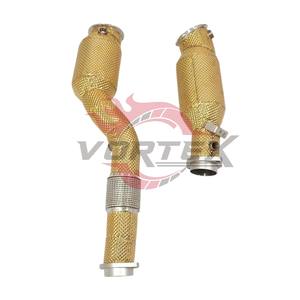 Tubería de Escape Vortex Gold con Protección Térmica para BMW M3 G80 M4 G82 G83 S58 3.0T 2021-2026, Sistema de Tuberías Turbo para Carreras - Product Image 3