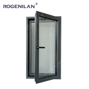 Fenêtre à Battant à Cadre Étroit Certifiée CE, Anti-Ouragan, Isolation Phonique, Oscillo-Battante en Aluminium - Product Image 4