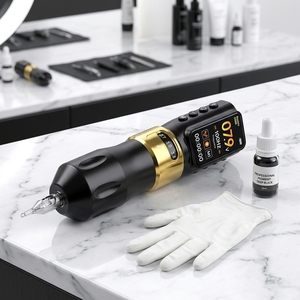 Máquina de Tatuaje PMU Inalámbrica Profesional, Motor Silencioso sin Núcleo para Cejas, Labios, Microblading, Maquillaje Permanente - Product Image 1