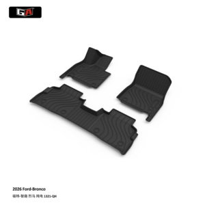 Tapis <span class=keywords><strong>de</strong></span> sol GA <span class=keywords><strong>TPE</strong></span> 3,5 mm d'épaisseur, 3 pièces, pour Ford Bronco 2026, imperméables, ensemble complet, tapis <span class=keywords><strong>de</strong></span> voiture en <span class=keywords><strong>TPE</strong></span> - Product Image 2