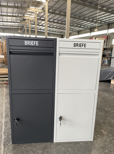 Customized All <strong>White</strong> Anti-Theft Steel Locker Large Free Standing Outdoor Postbox Mailbox <strong>Letterbox</strong> All <strong>White</strong> - Product Image 6