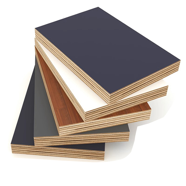 Eco-Friendly Modern Melamine Plywood 6mm White Black European Market MDF Factory Sales E0 Certified First-Class Quality