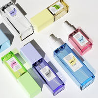 Flacons pulvérisateurs carrés rechargeables haut de gamme pour parfum 120 ml – Bouteilles vides personnalisées en plastique pour soins de la peau, essences et lotions hydratantes