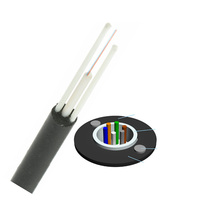Kabel Optik Non Logam Tanpa Pelindung Mini ADSS Kabel Fibra Optica Outdoor 2 4 6 8 12 16 24 Core FRP Kabel Serat Optik 2KM Harga