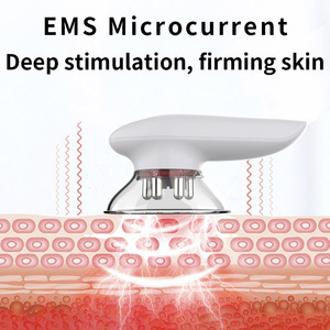 Appareil de beauté rechargeable 2 en 1 pour le visage et le corps, masseur à ventouses 1800 mAh avec 2 ventouses pour le soin de la <span class=keywords><strong>cellulite</strong></span> - Product Image 4