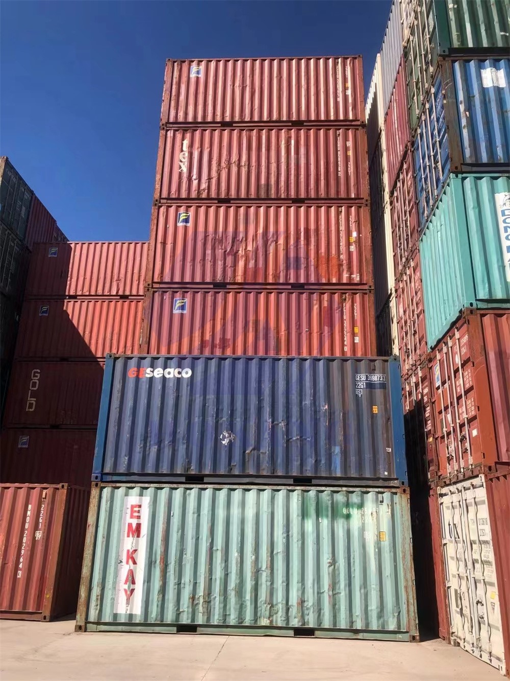 SEA 20FT 40FT 40FTHC 45FTコンテナフランスから世界中に出荷迅速で高