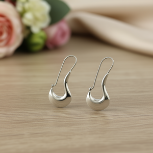 Orecchini Pendenti Classici in Lega per Donna Uomo Unisex, Gioielli alla Moda Color Oro, Orecchini Statement dal Design Elegante - Product Image 2