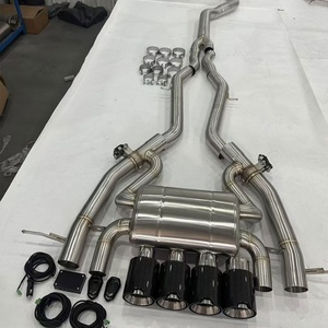 Stainless Steel Single Exhaust Pipe for BMW G80 G82 M3 M4 Valvetronic Catback Exhaust System - Product Image 2