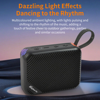 T102 Speaker nirkabel suara besar, dengan Bass kuat baterai tahan 1000mAh untuk Stereo, catatan rendah fungsi TWS baterai bawaan
