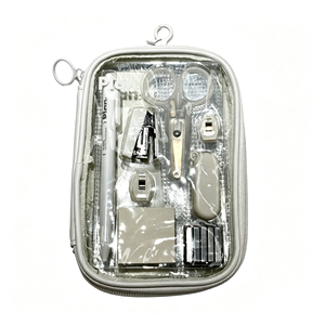 <b>Stationery</b> Set Gift <b>Box</b> Tools Transparent Efficient School Supplies High-looking <b>Stationery</b> Portable <b>Stationery</b> <b>Storage</b> Bag - Product Image 1