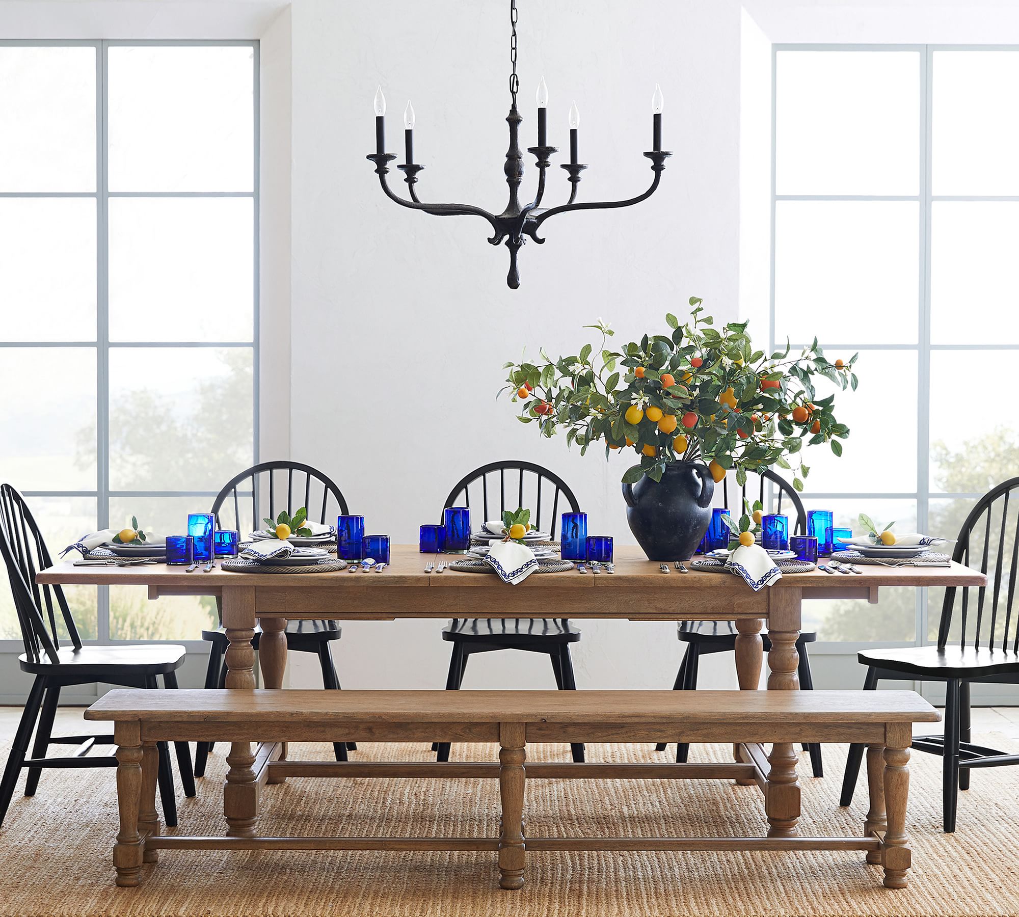 chandelier light luxury light forged iron chandelier