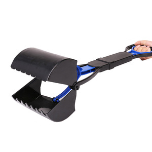 Ensemble de ramasse-crottes pour chiens et chats avec pince à long manche et boîte de rangement pour sacs poubelles - Product Image 4