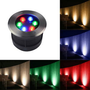 Mini Waterproof High-Power LED Underground Outdoor Linear Spotlight <b>Landscape</b> Walkway <b>Light</b> 6000K IP68 18W 6W RGB Stainless - Product Image 3