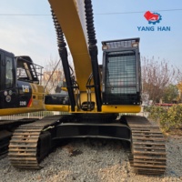 Excavatrice hydraulique d'occasion CAT 336D, 36 tonnes, pour travaux de construction