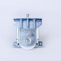 Sistema de Puerta Corredera, Amortiguador de Puerta Corredera de Cierre Suave, Rodillos de Alta Resistencia, Madera Fantasma, Súper Suave y Duradero, 80 KG