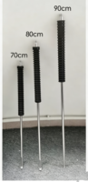 Ensemble de pistolets de lavage haute pression avec lance d'extension longue chromée G1/4 mâle pour le lavage de voitures