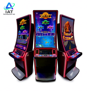 Nouveautés Armoire de jeu en métal Bartop 27 pouces incurvée Mars Fortune Version en ligne 43 pouces à pièces Anglais - Product Image 1