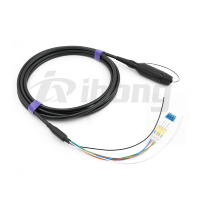Ensemble de câbles à faisceau étendu hybride HXB15 J4 4*G657A2 Fibre monomode + 2*AWG16 Ensemble de câbles hybrides Compatible avec HMA