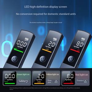 신형 알코올 테스트 기기 불기식 알코올 감지기 가정용 개인용 호흡 고정밀 알코올 분석기 - Product Image 3