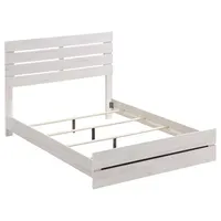 Ensemble de meubles de chambre à coucher de style moderne, 4 pièces, en bois de ferme, blanc côtier, lit king-size, commode, miroir, rangement, appartement, hôtel
