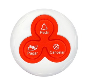 Cổ Phiếu không thấm nước nút gọi điện thoại không dây hệ thống Transmitter pager cho nhà hàng phục vụ bàn dịch vụ chuông - Product Image 6