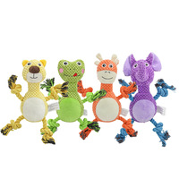 Juguete de Peluche con Sonido para Perros Grandes y Pequeños, Resistente a Mordidas, Desodorizante, Limpiador, Alivia el Estrés