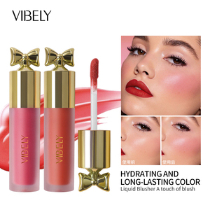 Maquillage Végane Sans Cruauté Animale, Stick Fard à Joues <span class=keywords><strong>Contour</strong></span> Lèvres Yeux Joues 3-en-1, Pigment Naturel, Waterproof, Fard Crème Liquide Mat - Product Image 4