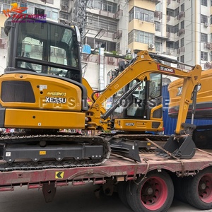 Hangood XE35U Mini Digger 870mm Swing Radius 3.6km/h Travel Speed for Indoor Demolition Farm Work - Product Image 2