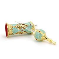 12ml Moyen-Orient Bouteilles De Parfum Affichage Vide Dubaï Arabe Attar Huile De Parfum Au Détail Carafe Verre Orné Parfum Bouteilles D'huile
