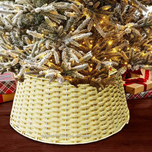 G&L - Collar y Falda Redondos de Plástico Ecológico de Alta Calidad para Árbol de Navidad de 6 a 7.5 Pies, Decoraciones para Cestas de Árboles de Navidad - Product Image 5