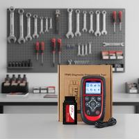 Herramienta de Diagnóstico TPMS QQr Q04, Sistema de Monitoreo de Presión de Neumáticos, Sensor de 315 y 433 MHZ, Probador de Batería para Autos, Analizador de Motor