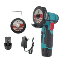 12V Mini meuleuse d'angle multifonction 3 pouces lames de scie populaires glisser bricolage ménage polissage batterie au Lithium meulage coupe