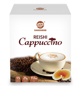 GANOHERB OEM özel etiket bitkisel Ganoderma kahve 3 in 1 <span class=keywords><strong>Cappuccino</strong></span> çözünebilir kahve Ganoderma Lucidum özü ile - Product Image 2