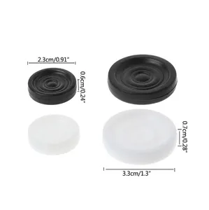 สีดําและสีขาว Backgammon เต๋าหมากรุกพลาสติกร่าง<span class=keywords><strong>สากล</strong></span><span class=keywords><strong>หมากฮอส</strong></span>ชิ้นทําด้วยมือเด็กเกมกระดานชิปสําหรับของขวัญ - Product Image 6