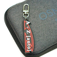 Groothandel Hot-Selling Gratis Samples Goedkope 2D/3D Zachte PVC Siliconen Sleutelhanger Voetbal Rubber Letter Logo Sleutelhanger