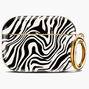 2023 Hot Sale Electroplated Gold Hard PC Shockproof Protective <strong>Cover</strong> <strong>Case</strong> with Hook for <strong>AirPods</strong> <strong>Pro</strong> 2 <strong>Case</strong> <strong>Cover</strong> - Ready Stock - Product Image 3