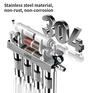 Hete Verkoop 9-Level Roestvrij Staal Grote Stroom Huishoudelijke Waterzuiveraar Drinkkraan <span class=keywords><strong>Water</strong></span> Sediment <span class=keywords><strong>Filter</strong></span> Systeem Ultrafiltratie - Product Image 4