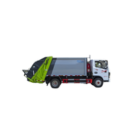 Camion benne compacteuse hydraulique Chengli Dongfeng Duolika 5m³ entièrement fermé pour le transport de déchets étanches