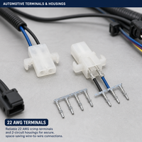 Terminaux automobiles domestiques 6-928918-1 sur bobine, pour fil de calibre 22 AWG, avec contact en laiton et boîtier en cuivre, mâle